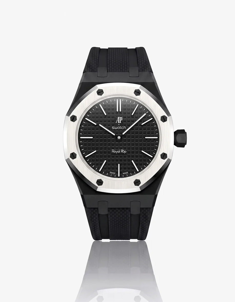 Royal Pop Wrist Straps — Ocho Negro / Silicon